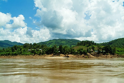 Paisaje en el Mekong
