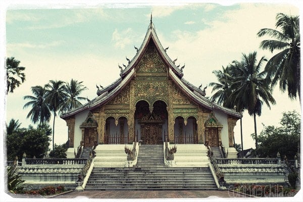 Wat Ho Pha Bang (at the entrance of the Royal Museum)