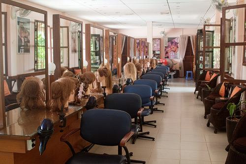 Salón para aprender peluquería