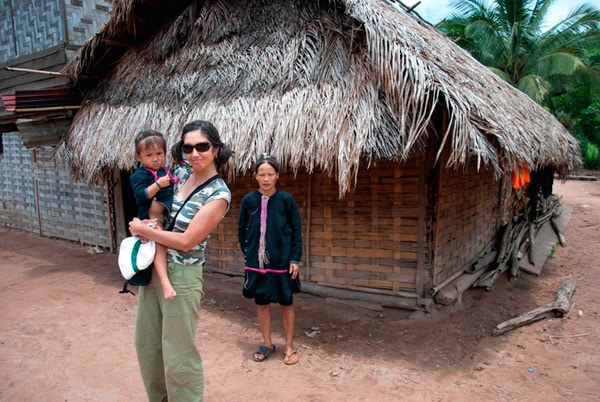 Ana en Laos