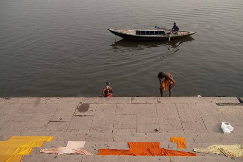 Mis últimas vistas a los ghats del Ganges