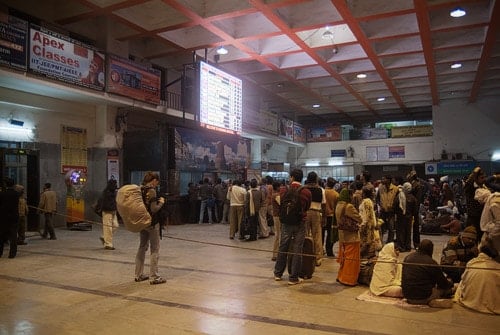 La estación de tren de Varanasi