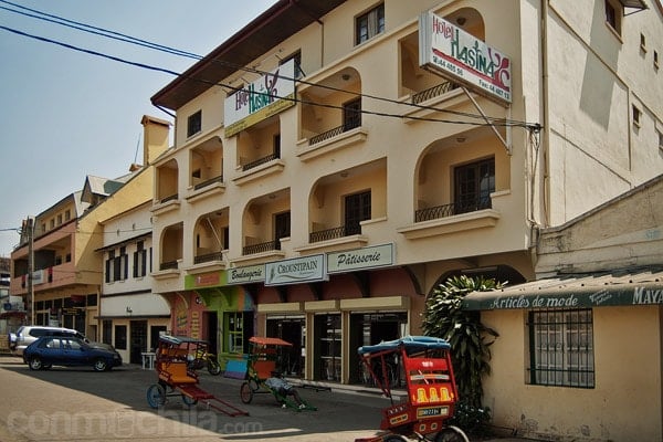 Fachada del hotel Hasina en Antsirabe