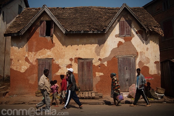 Casas típicas en Ambositra