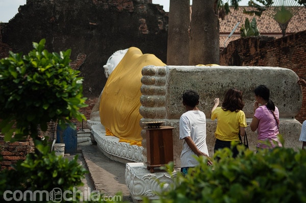 Otra imagen del Buda reclinado