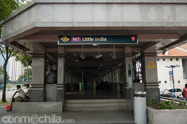 Parada del metro de Little India