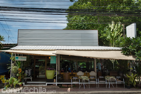 La cafetería Chillhouse café vista desde la calle