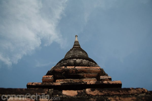 Vista de una estupa