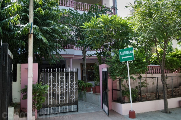 Entrada a Rajputana guesthouse