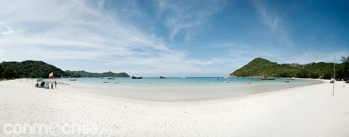 Una de las playas de Ko Phangan