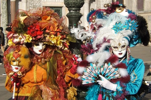 Las famosas máscaras venecianas