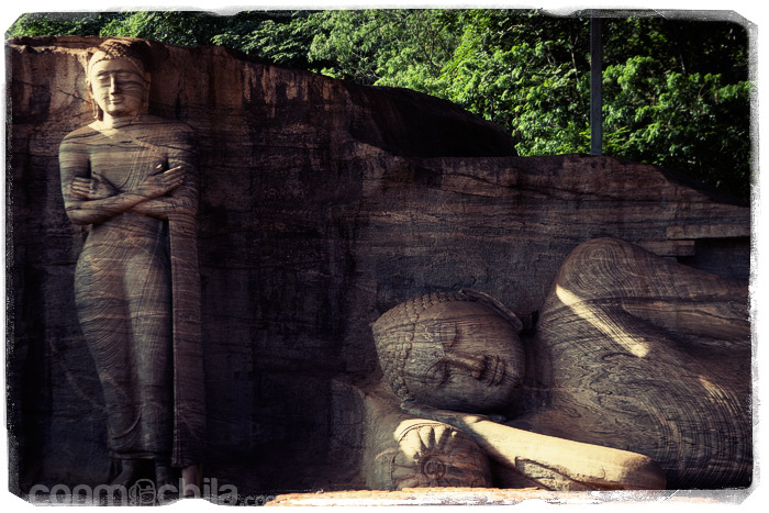 Una de las imágenes más famosas de Polonnaruwa