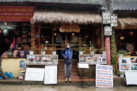 La entrada al Little Vietnam restaurant