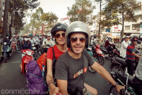 Avispero de motos en Ho Chi Minh city