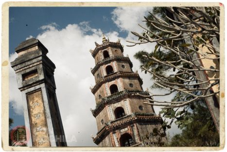 Detalle de la torre Phước Duyên