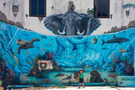 Street Art en Tongsala (Koh Phangan)