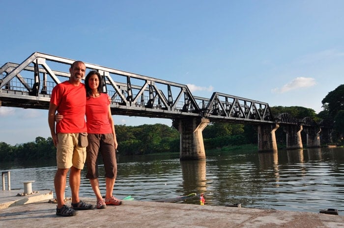Itinerario de viaje a Tailandia: Puente sobre el río Kwae