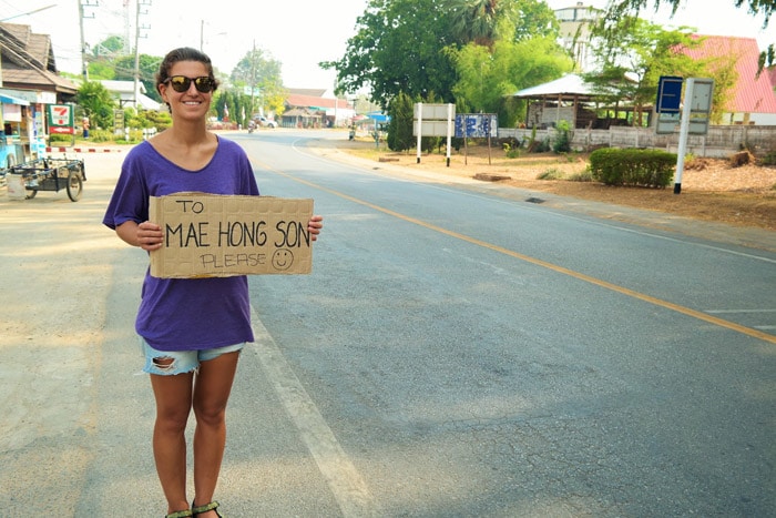 Itinerario de viaje por el Norte de Tailandia: Moverse a dedo por Tailandia es la mejor de las maneras