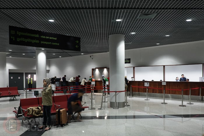Zona del aeropuerto donde se realizar los visados "on arrival"