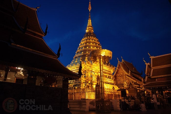 Estupa del Wat Phra That Doi Suthep