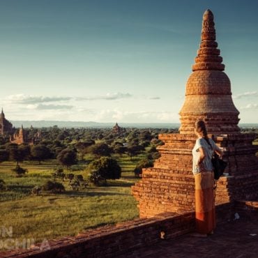 En los templos de Bagan