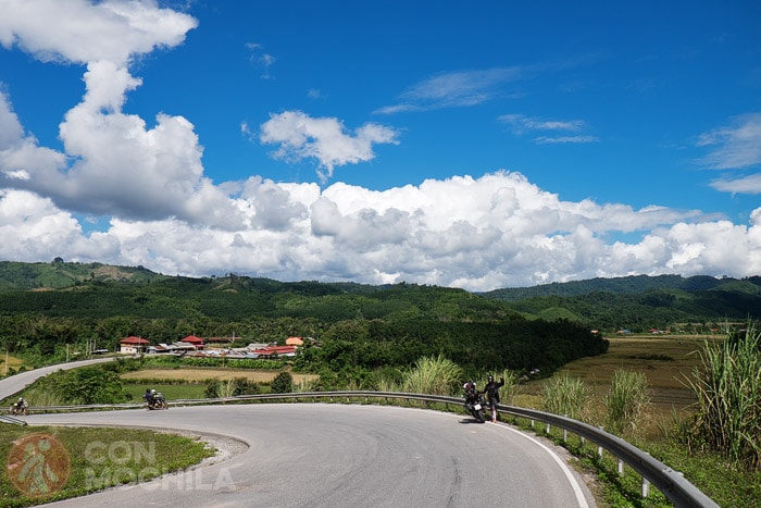 El bonito paisaje entre Huay Xai y Luang Namtha