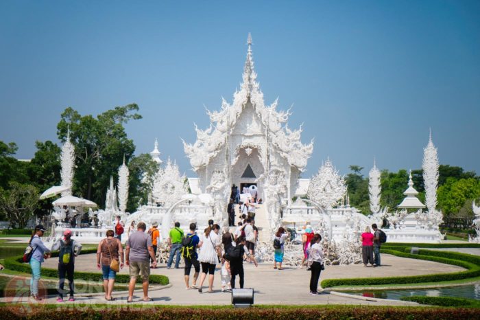 El templo blanco de Chiang Rai