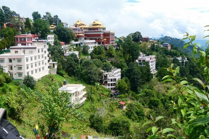 Namobuddha Temple y las impresionantes montañas de Nepal