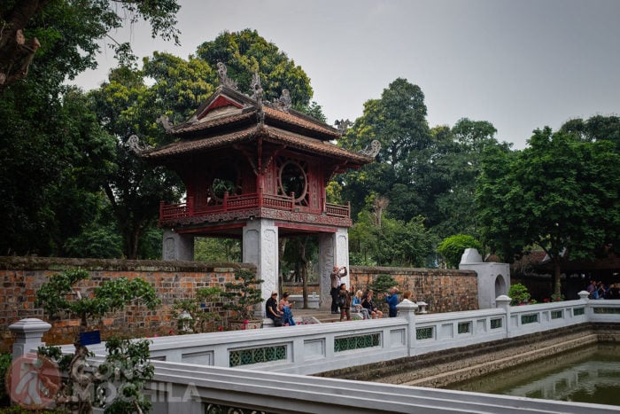 El tercer patio que se accede por el pabellón Khue Van dando