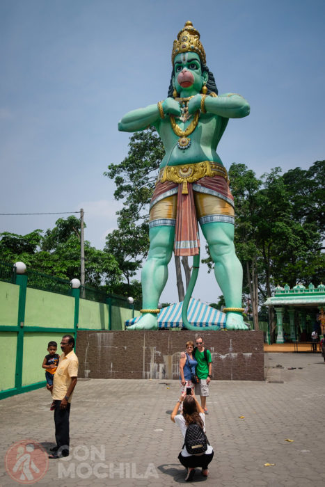 La gran estatua de Hanuman