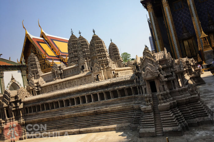 Maqueta de Angkor Wat, una curiosidad del Gran Palacio de Bangkok