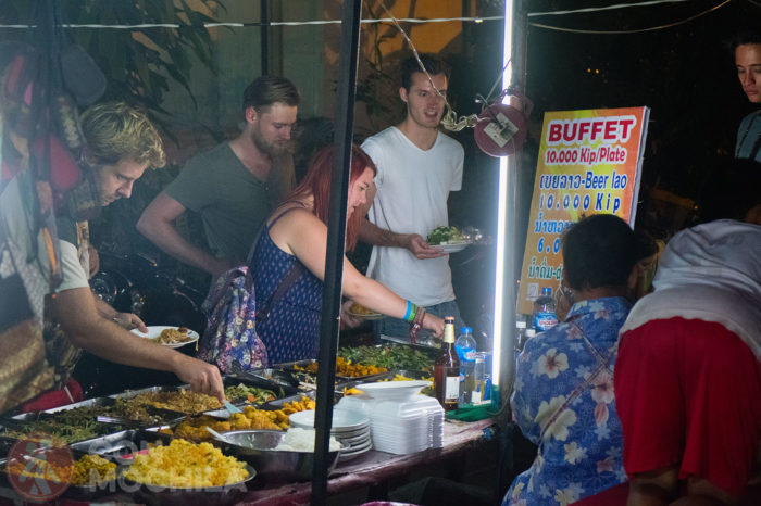 Comida callejera LUang Prabang