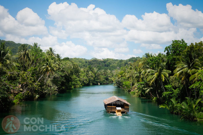 Increíble el río Loboc con sus barcas. A la próxima pillaremos uno