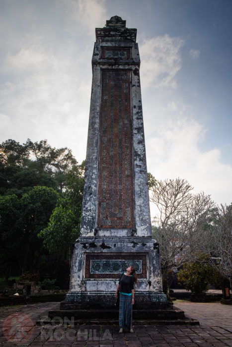 Uno de los obeliscos