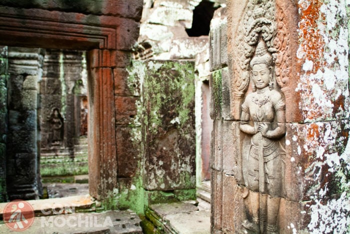 Apsaras del interior del templo