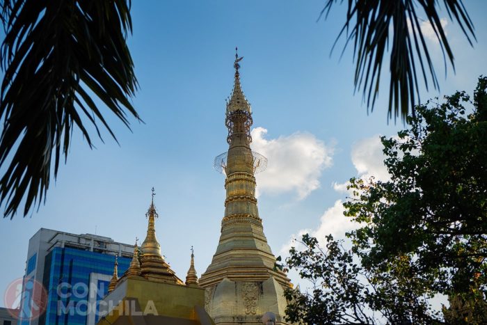 Otro detalle de la Sule Pagoda
