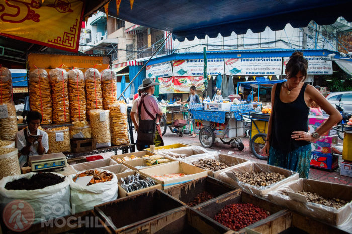 El barrio de Chinatown de Bangkok