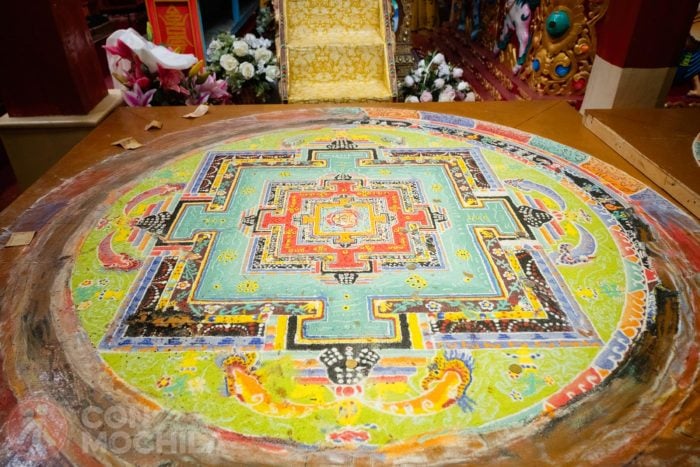 Mandala de arena tibetanos