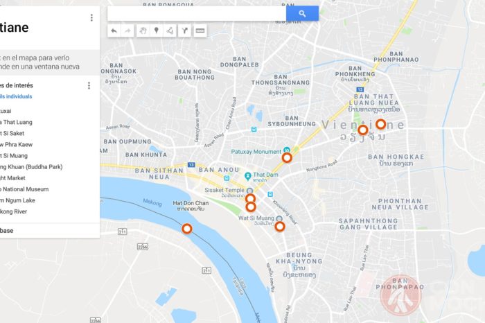 MAPA VIENTIANE