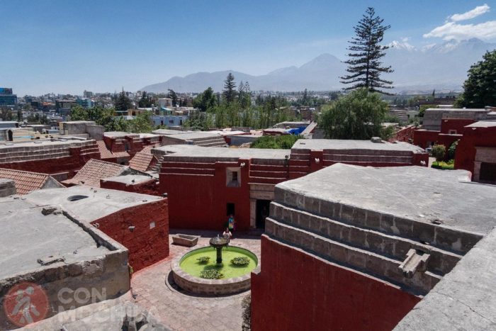 Vistas de Arequipa desde el monasterio