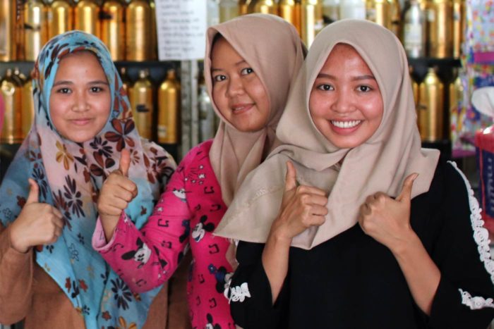 Mujeres musulmanas Indonesia