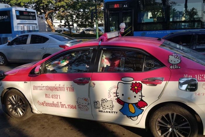 Taxi Hello Kitty Bangkok