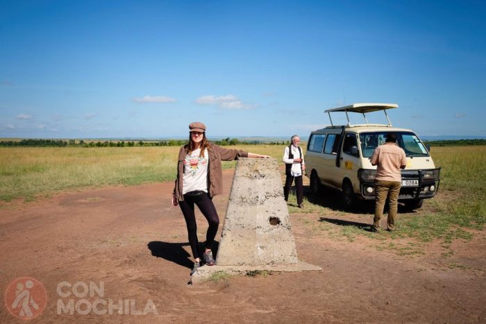 Con Nando y Charles, en el Masai Mara