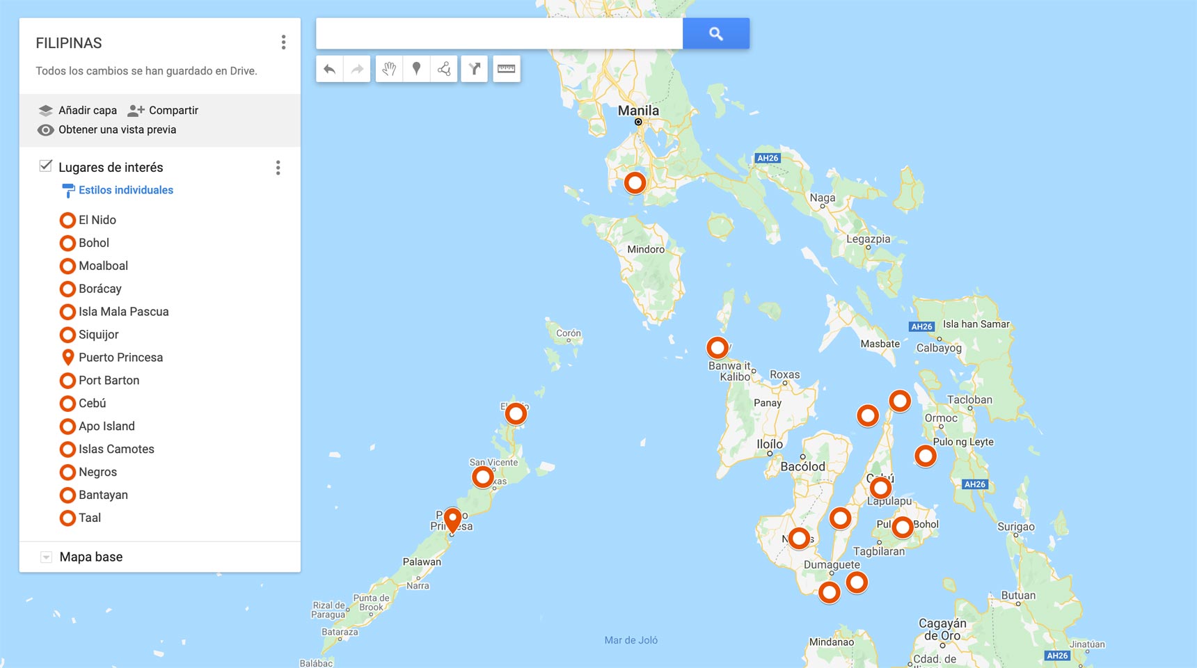 Mapa Filipinas