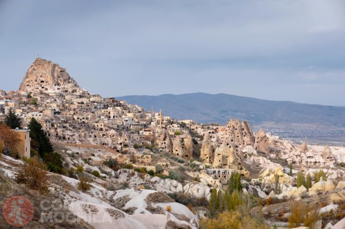 Típico paisaje en Capadocia