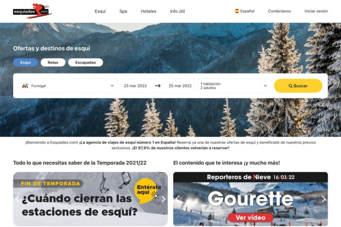 Esquiades.com, tu web de viajes a la nieve