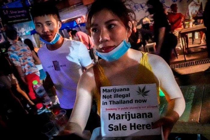 Marihuana legal en Tailandia.