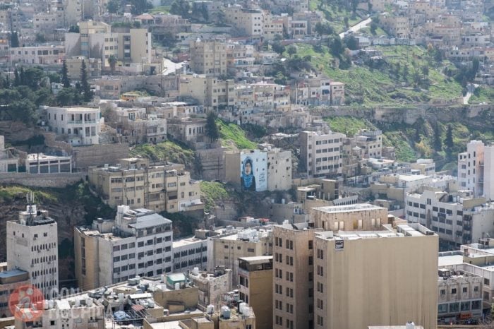 Detalle desde otro punto de la Ciudadela de Amman